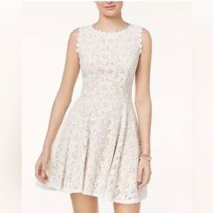 Tash+sophie white floral lace dress